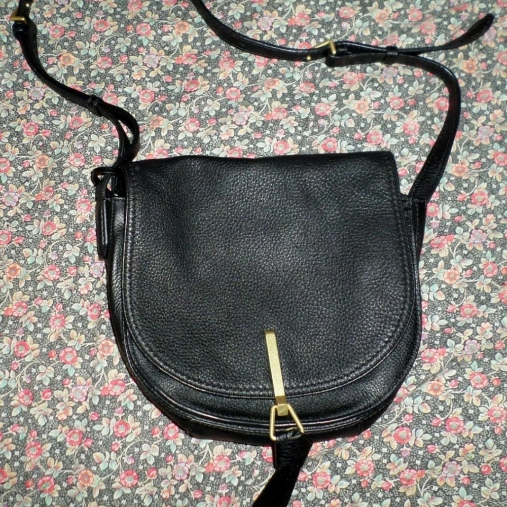 Vera Bradley Carson Saddle Bag (leather)